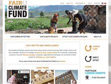 Tablet Screenshot of fairclimatefund.nl